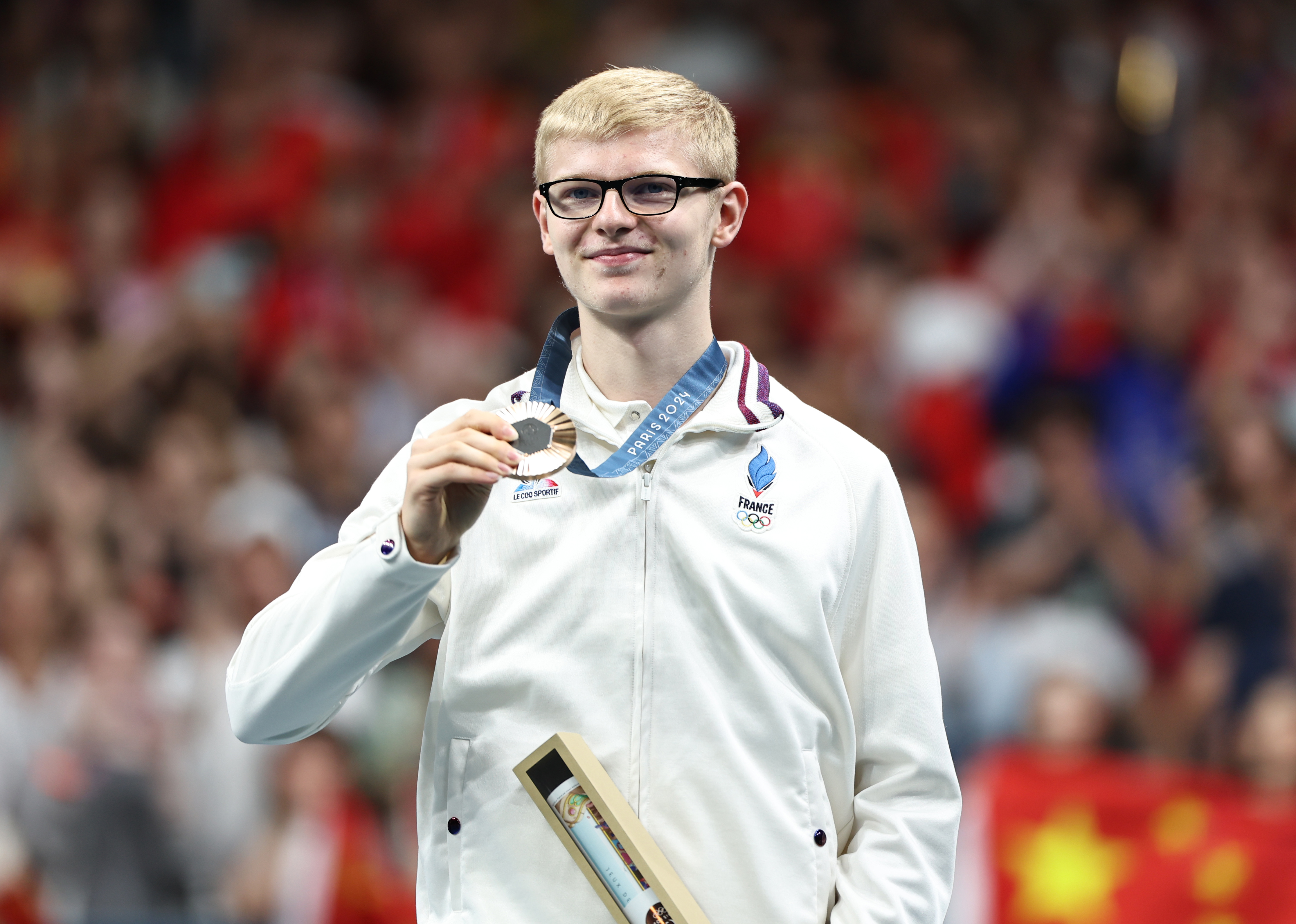 法国游泳健将获得个人第三枚金牌